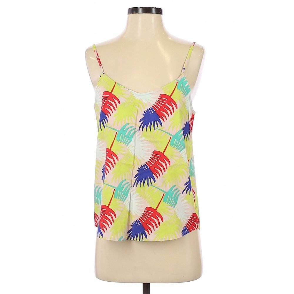 MARINE LAYER Palm Print Verdure Tank Top sz L NEW - Picture 1 of 9